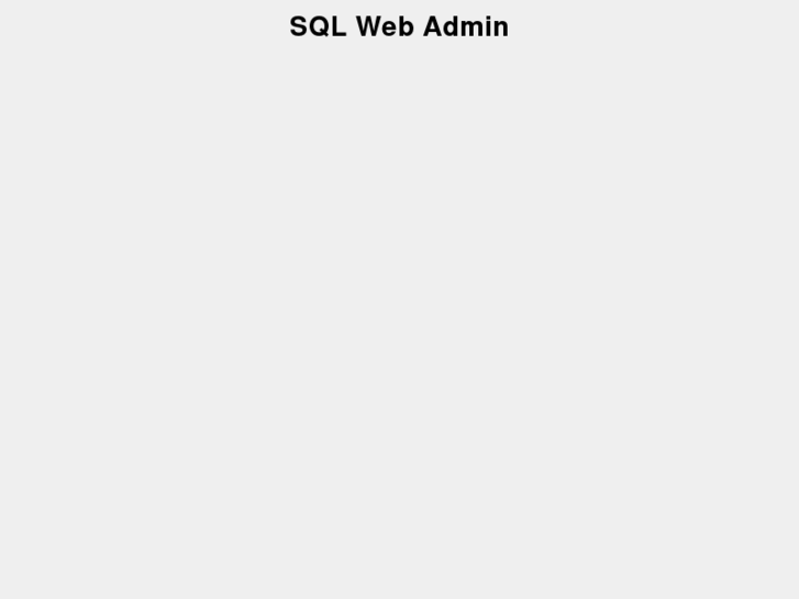 www.sqlwebadmin.com