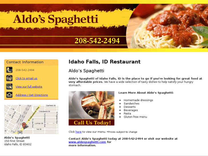 www.aldospaghettiif.com