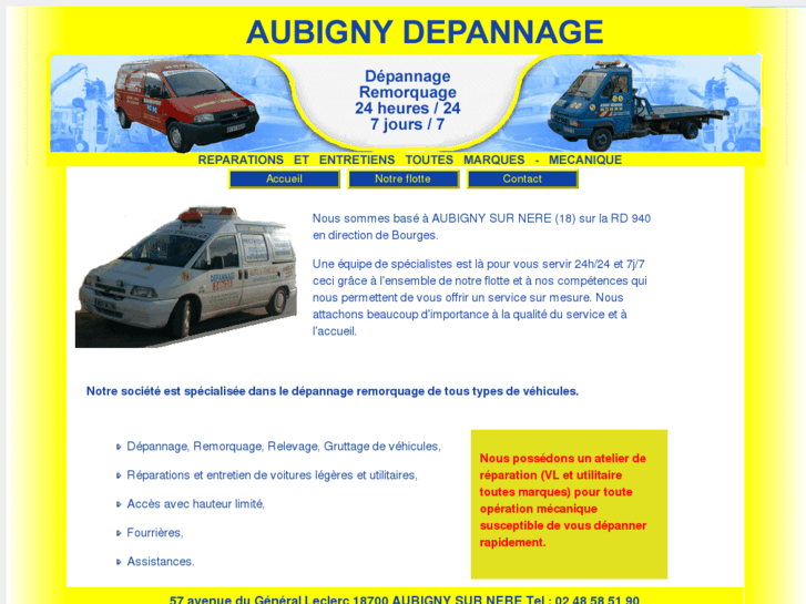 www.aubigny-depannage.com