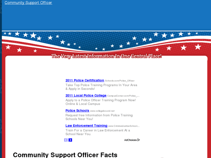 www.communitysupportofficer.com