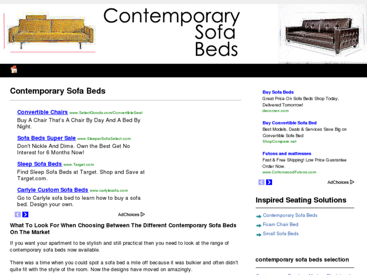 www.contemporarysofabeds.net