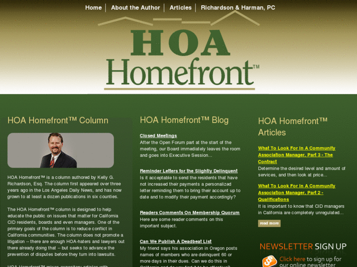 www.hoahomefront.net