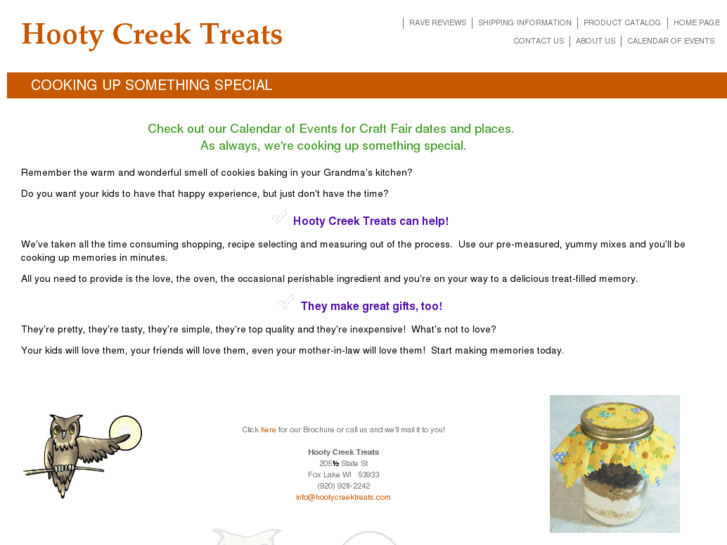 www.hootycreektreats.com