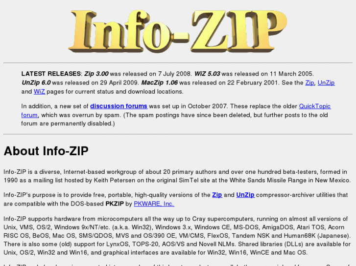 www.infozip.org