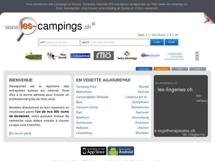 www.les-campings.ch