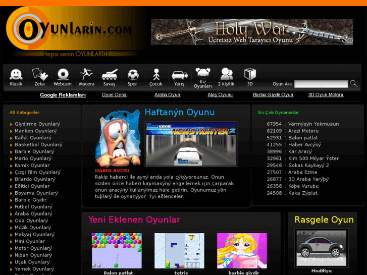 www.oyunlarin.com