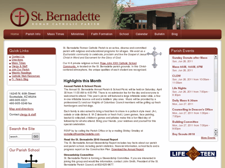 www.saintbernadette.com