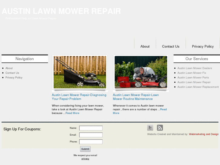 www.austinlawnmowerrepair.com