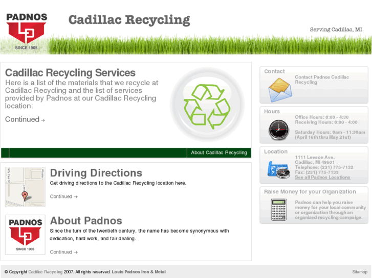 www.cadillacrecycling.com