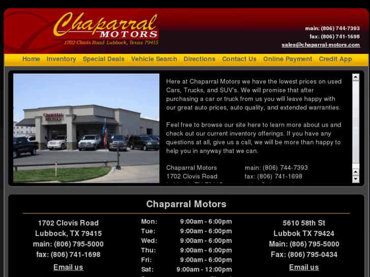 www.chaparral-motors.com