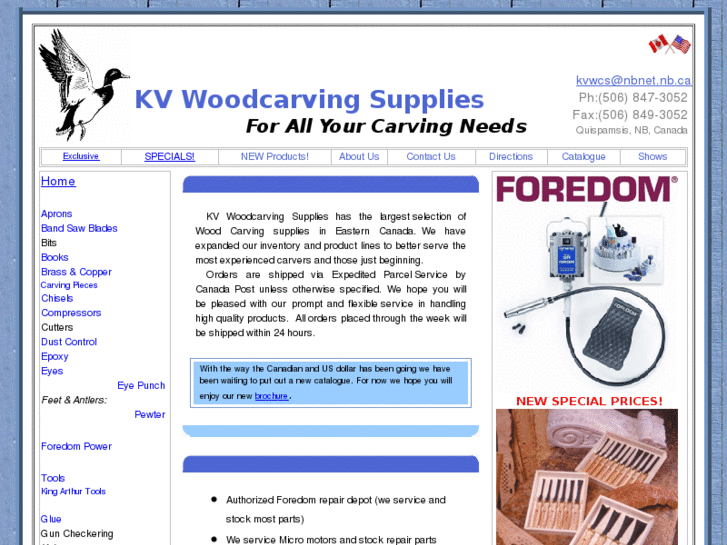 www.kvwoodcarvingsupplies.com