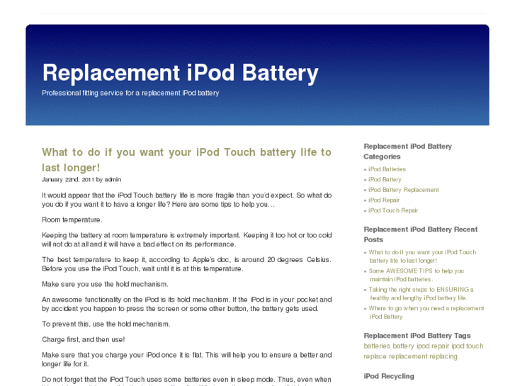 www.replacementipodbattery.com