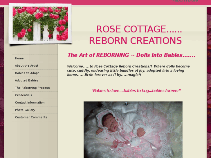 www.rosecottagereborncreations.com