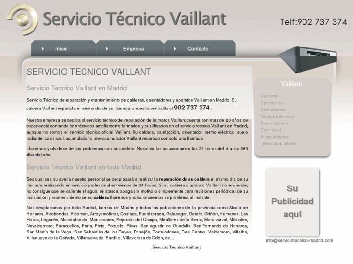 www.serviciotecnicovaillant.com