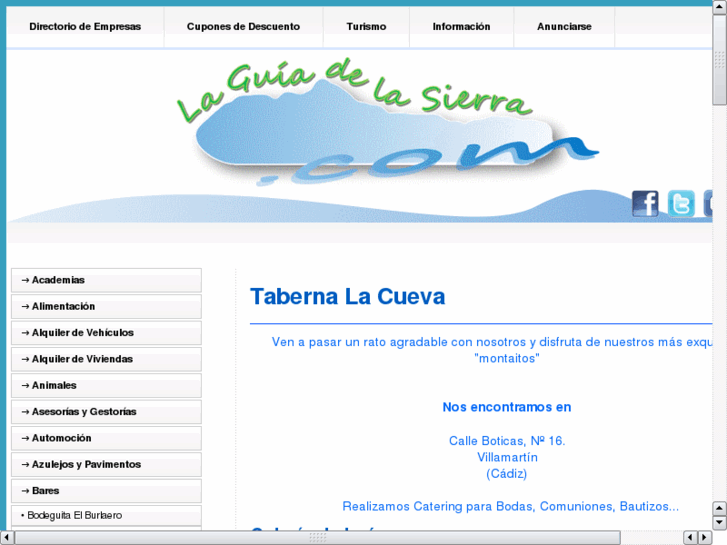 www.tabernalacueva.es