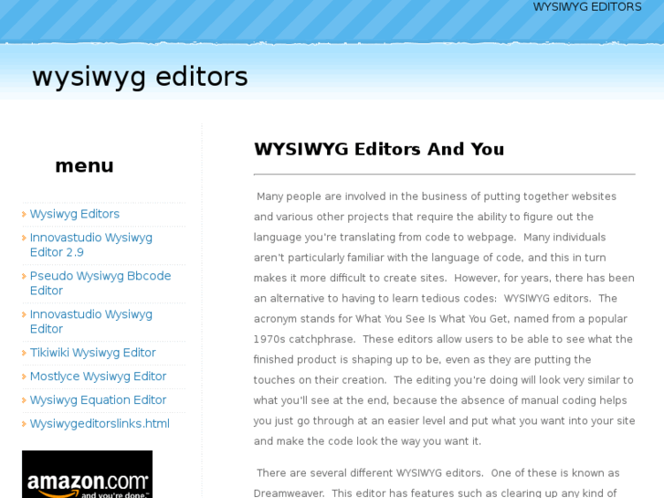 www.wysiwyg-editors.com