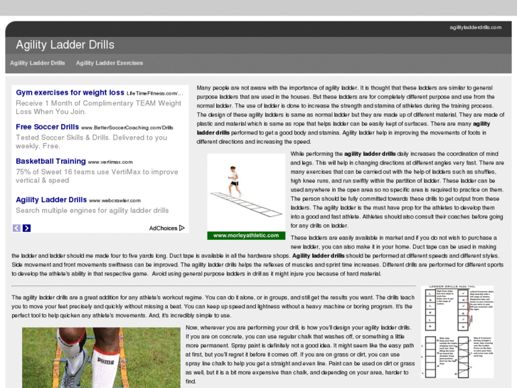 www.agilityladderdrills.com