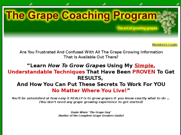 www.grapecoachingprogram.com