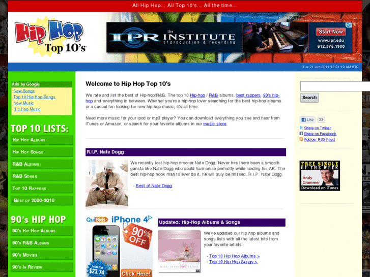 www.hiphoptop10.com