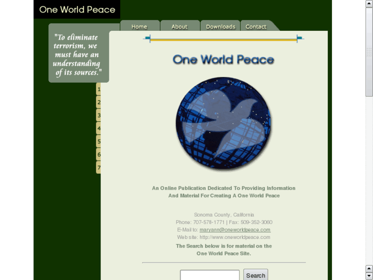 www.oneworldpeace.com