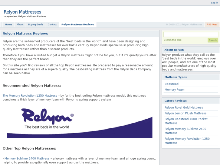 www.relyonmattresses.co.uk