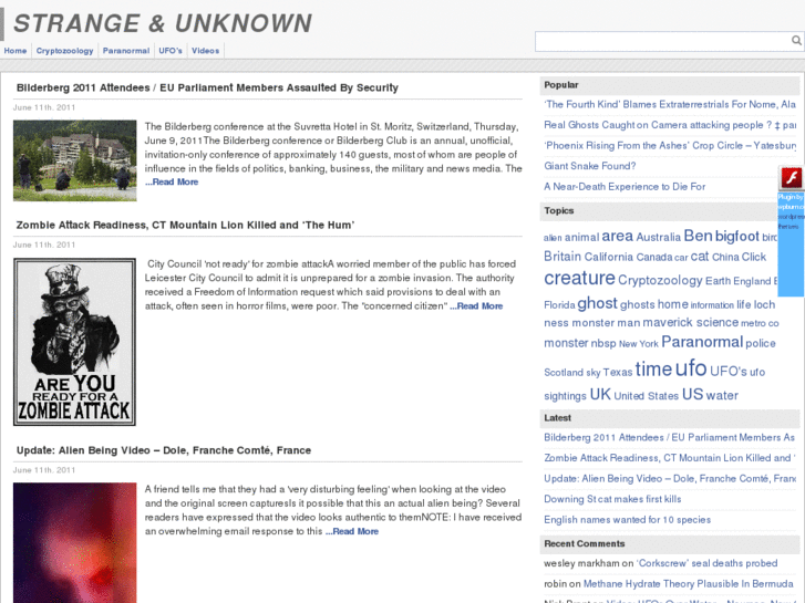 www.strangeunknown.com