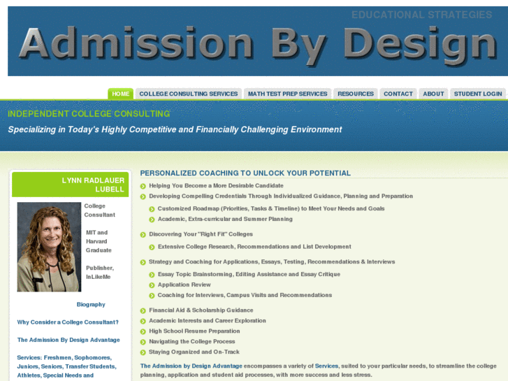 www.admissionbydesign.com