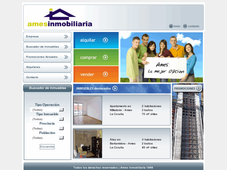 www.amesinmobiliaria.com