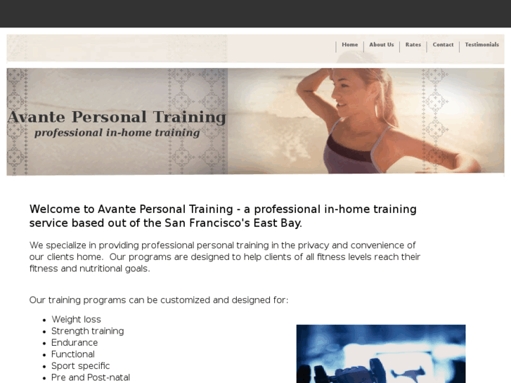 www.avantepersonaltraining.com