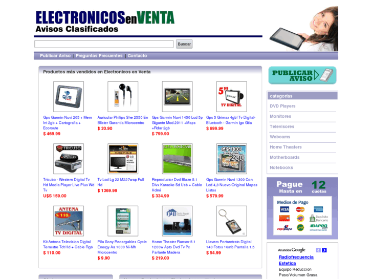 www.electronicosenventa.com.ar