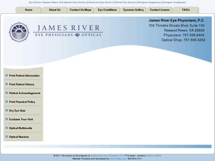 www.jamesrivereye.com