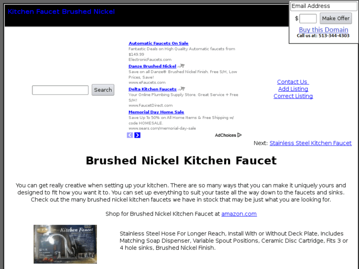 www.kitchenfaucetbrushednickel.com