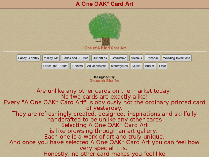 www.oneoakcardart.com