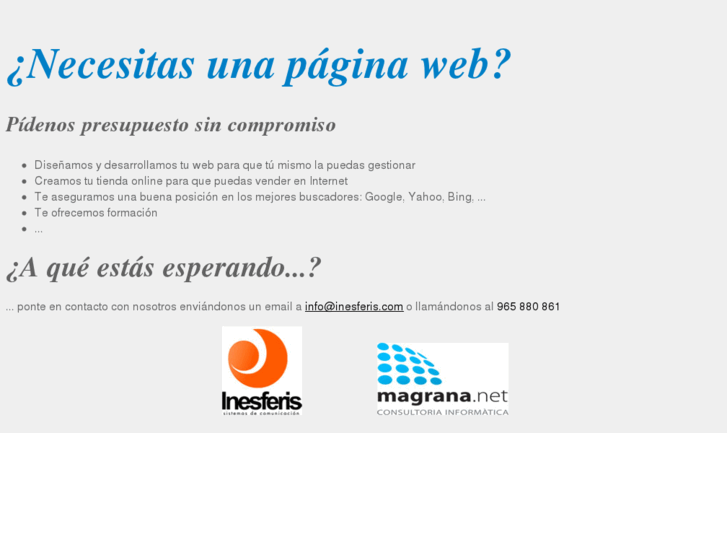 www.presupuestopaginasweb.com