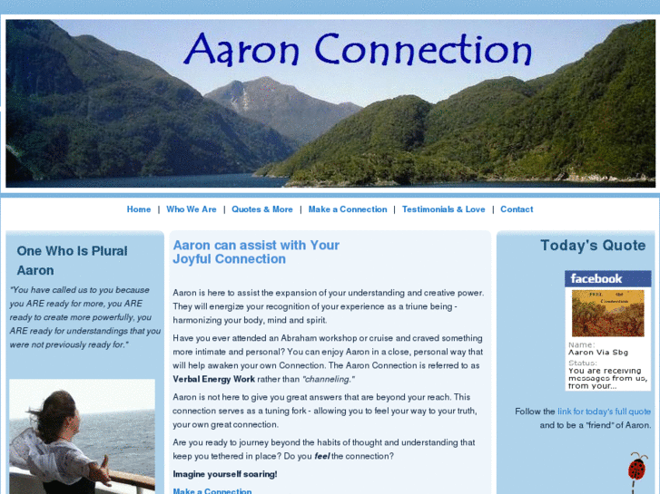 www.aaronconnection.com