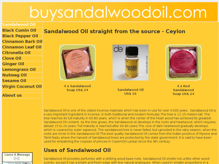 www.buysandalwoodoil.com