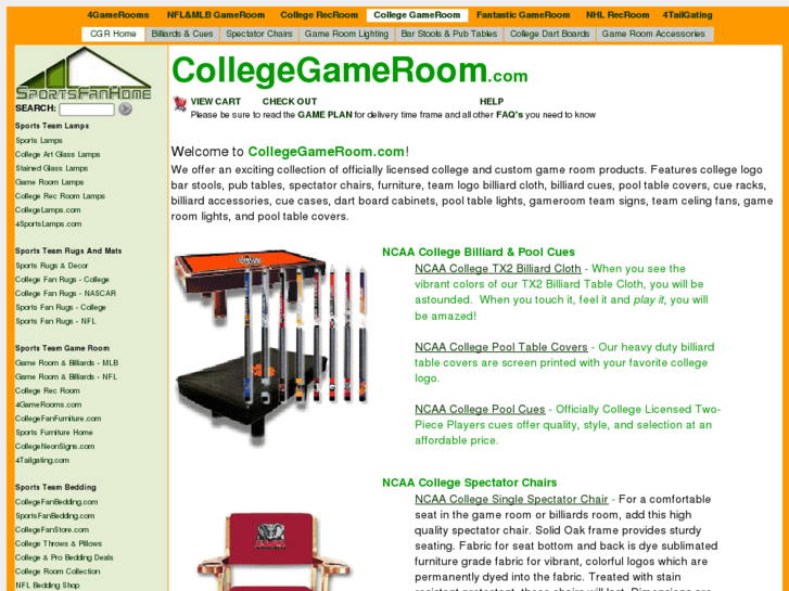 www.collegegameroom.com