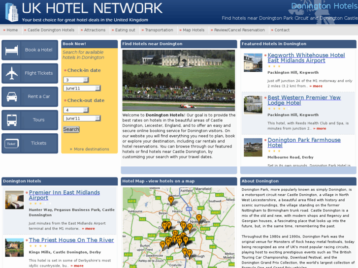 www.doningtonhotels.com