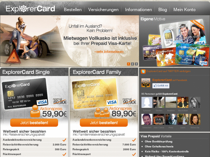 www.explorercard.biz