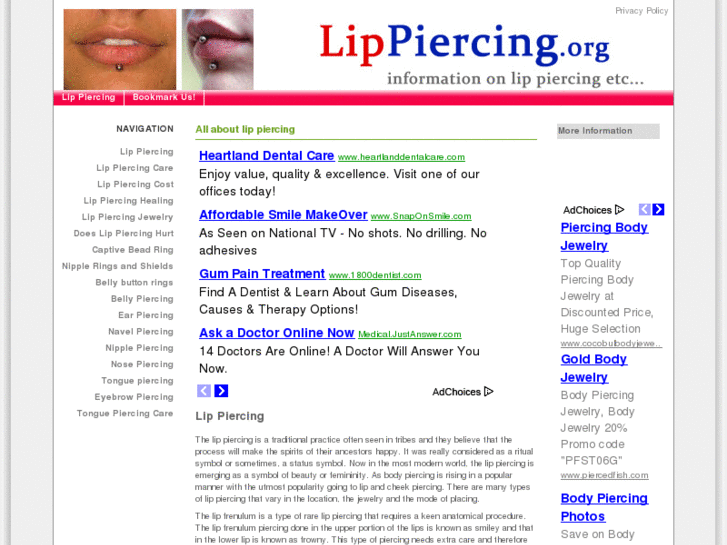 www.lippiercing.org