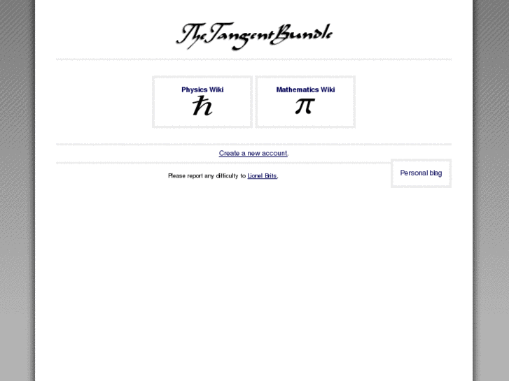 www.thetangentbundle.net