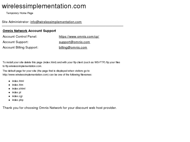 www.wirelessimplementation.net