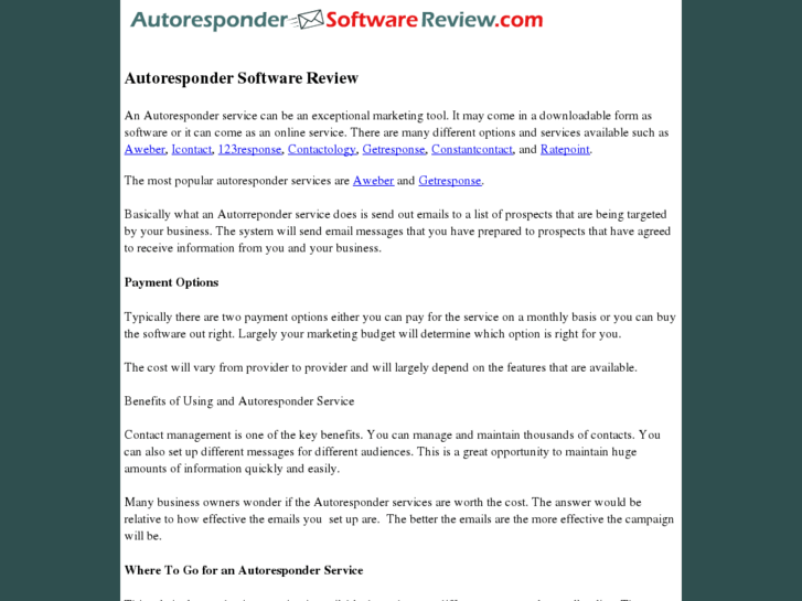 www.autorespondersoftwarereview.com