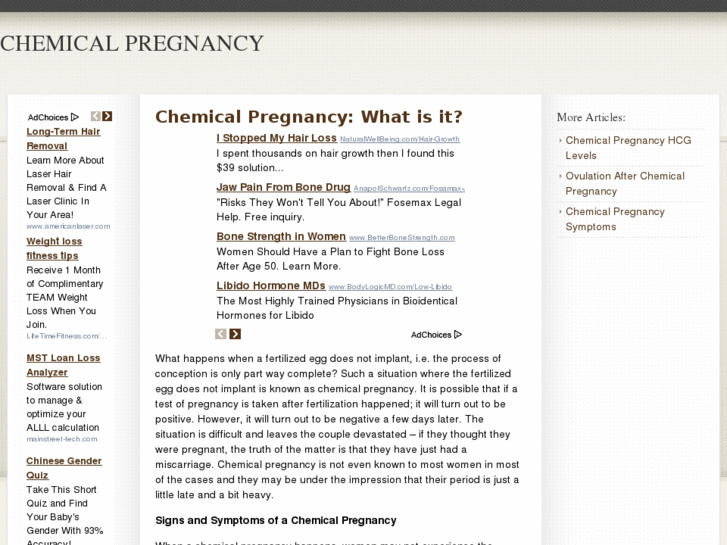 www.chemicalpregnancy.org