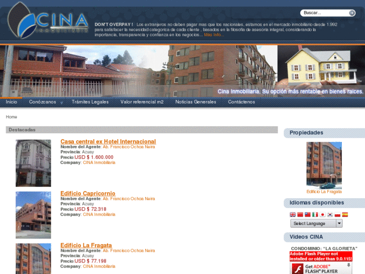 www.cinainmobiliaria.com