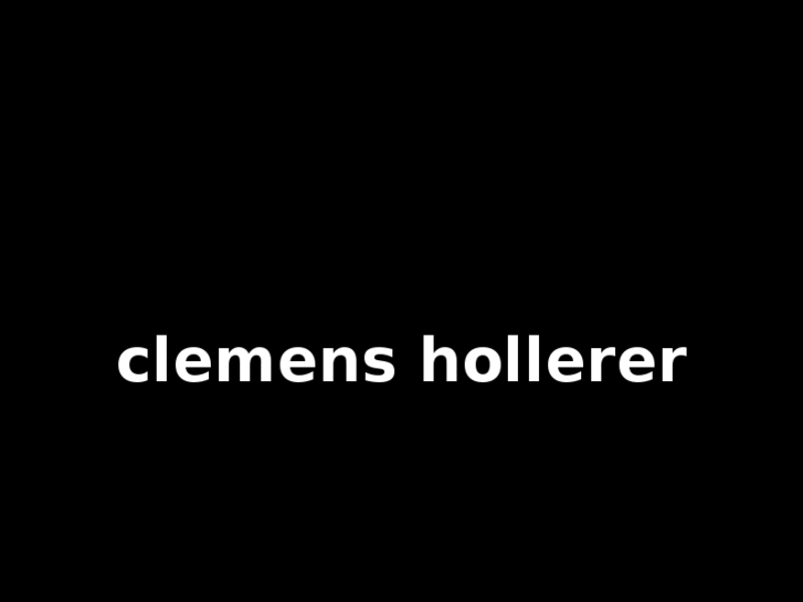 www.clemenshollerer.com