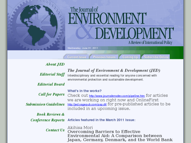 www.journalenvdev.com