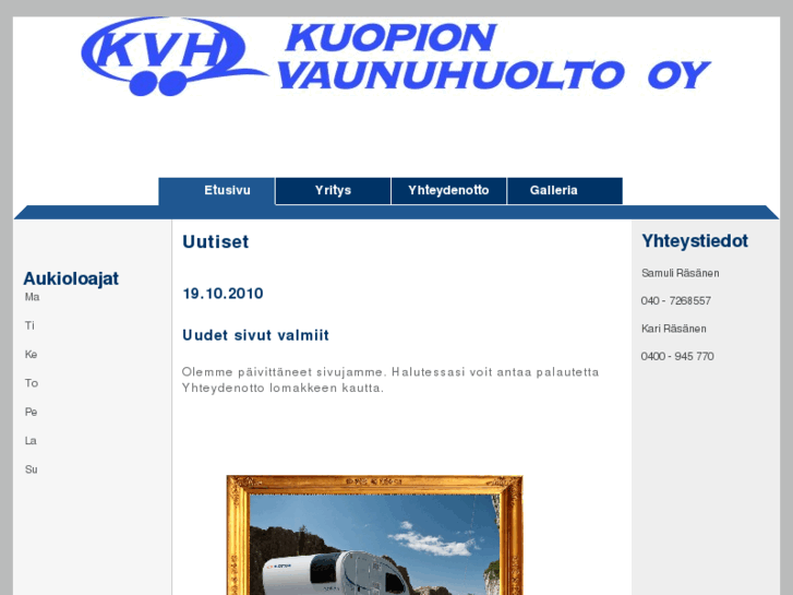 www.kuopionvaunuhuolto.com