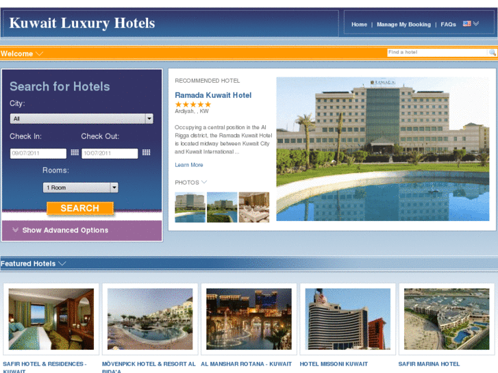 www.kuwaitluxuryhotels.com