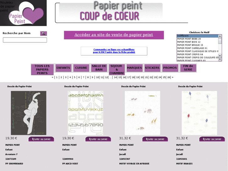 www.papierpeintcoupdecoeur.com